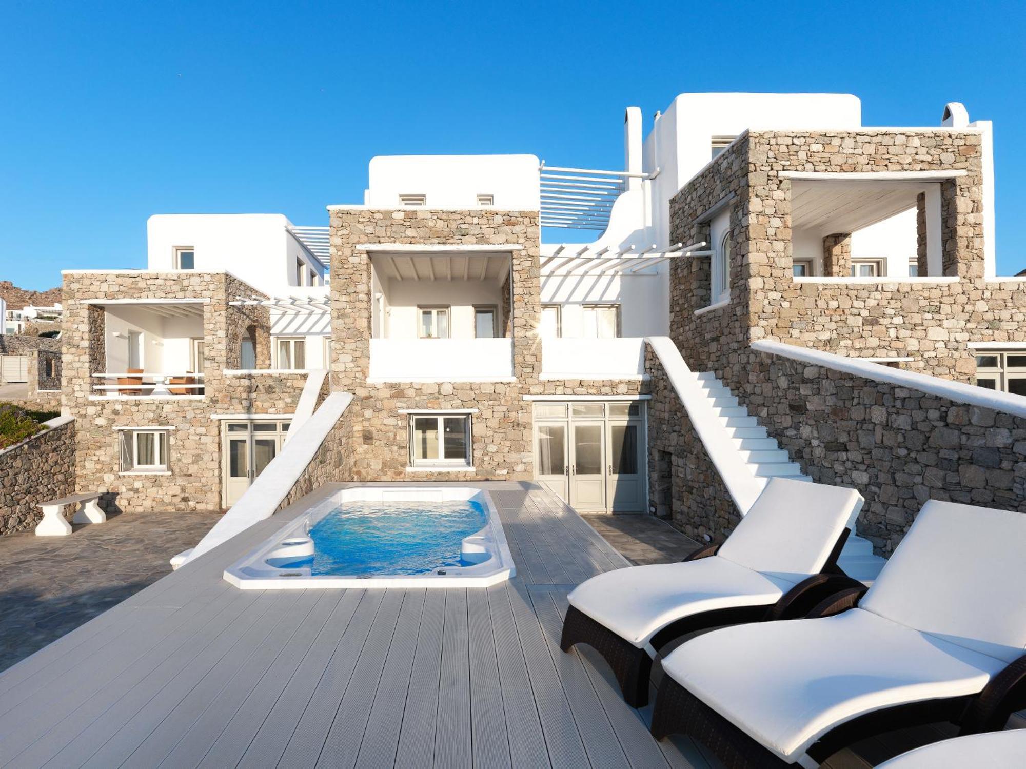 Sunset Villas In Mykonos By White Hills Mykonos Town ภายนอก รูปภาพ